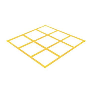 Imagem de Aymzbd Jogo da Velha para Arremesso ao Ar Livre, Interativo e Versátil, com Estacas para Fixação no Chão, Brinquedo Ideal para Quintal, Churrasco e, Yellow B