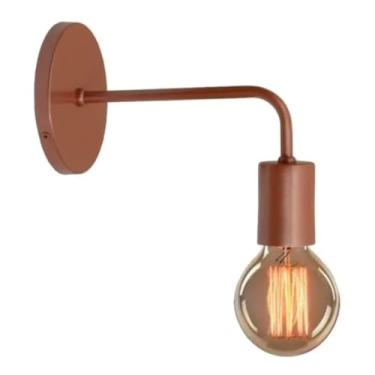 Imagem de Luminária Arandela de Parede Vintage Uno Joy – Luminária Decorativa Interna (Cobre)