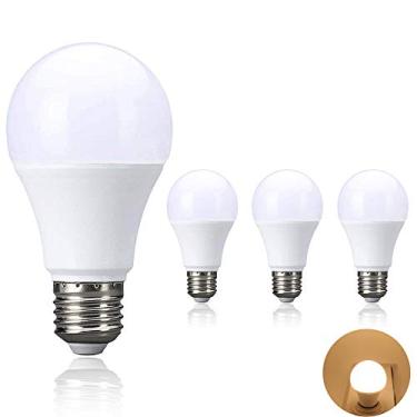 Imagem de Lâmpada LED E27 12W com Rosca Edison (equivalente a 100W), 1050 lúmens, formato clássico de globo, econômica, branco quente 2700-3000K, pacote com 4 unidades