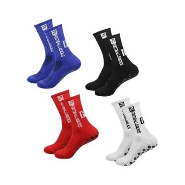 Imagem de Meias Esportivas Antiderrapantes De Algodão Para Futebol E Basquete Ma