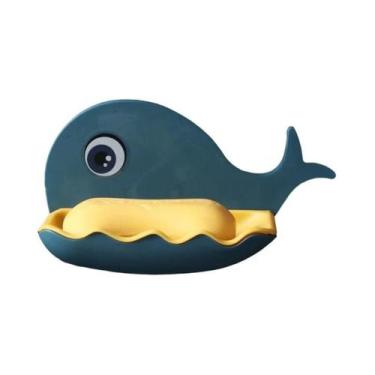 Imagem de Suporte De Sabonete Em Formato De Baleia Para Banheiro, Bandeja Organi