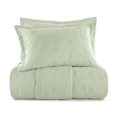 Imagem de Conjunto de Colcha Casal 3 Peças Altenburg Ultrawave Diamond Verde