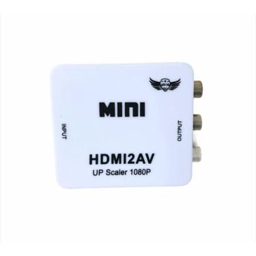 Imagem de Mini Adaptador Conversor De Hdmi Para Video Composto Rca 2av