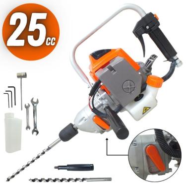 Imagem de Furadeira à Gasolina Vulcan Vf500 25,4cc 2t 1hp Para Mourões