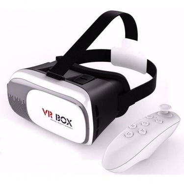 Imagem de Oculos 3d Com Controle Bluetooth Para Filmes Jogos Game De Realidade Virtual (vr Box)
