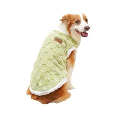 Imagem de Colete De Lã Polar Quente Para Cães De Porte Médio a Grande, Casaco De
