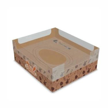 Imagem de Caixa encanto p doce pascoa 3x1 kraft com 6 unidades ideia - IDEIA EMB