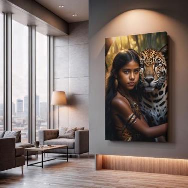 Imagem de Quadros Decorativos Força Ancestral 40x60 Moderno Luxo Sala Quarto Esc