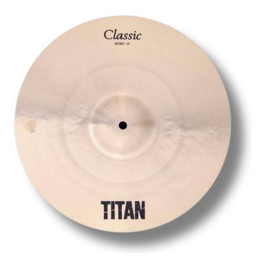 Imagem de Prato 15 Chimbal Hit Hat Titan Classic Bronze B20 Tnc15Hh