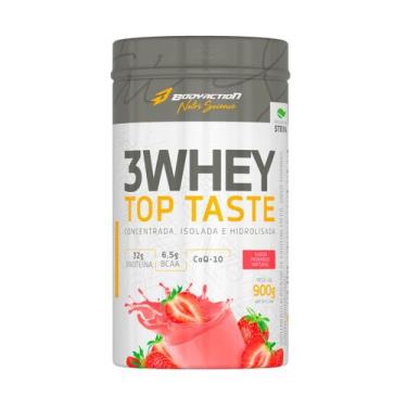 Imagem de 3 Whey Top Taste 900g - Bodyaction, Leite Condensado