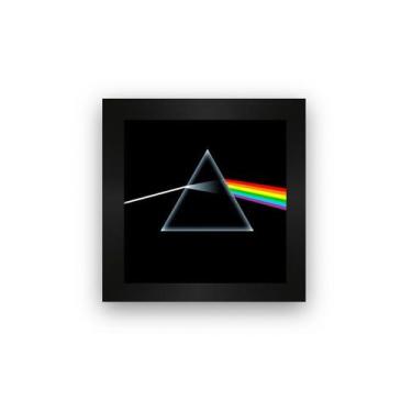 Imagem de Quadro azulejo com moldura Pink Floyd Dark Side of the moon - Starnerd