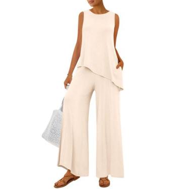 Imagem de Conjunto Lounge PRETTYGARDEN 2025 para Mulheres - Regatas e Calças