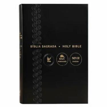 Imagem de Biblia nvi portugues/ingles - capa luxo preta - VIDA EDITORA, Sortido
