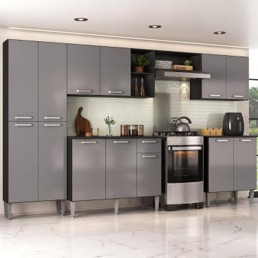 Imagem de Armário Cozinha Modulada Completa 298cm Pequim Top Multimóveis MP3768