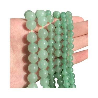 Imagem de Contas Redondas De Pedra Natural Calcedônia Jade 6/8/10mm Soltas Para 