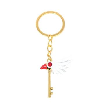 Imagem de Chaveiro De Metal Cardcaptor Sakura Anime Com Pingente De Varinha De P
