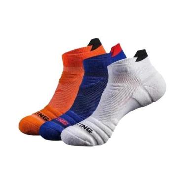 Imagem de Meias De Corrida Masculinas De Secagem Rápida, 3 Pares, Grossas, Para 