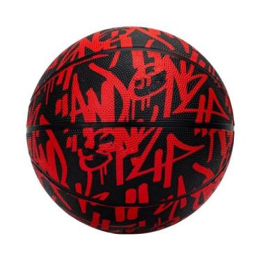 Imagem de Bola De Basquete Premium De Borracha Para Adultos E Jovens Tamanho 7/6