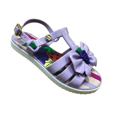 Imagem de Sandalia Infantil Menina Rasteira Papete Macia Confortável Casual  dia