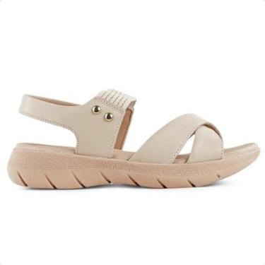 Imagem de Sandália Usaflex Plataforma Tira Elástico Feminina-Feminino