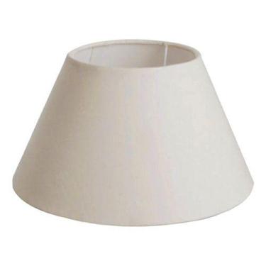 Imagem de Cúpula de Abajur 12x22x15cm Cônica de tecido algodão soquete Nacional 