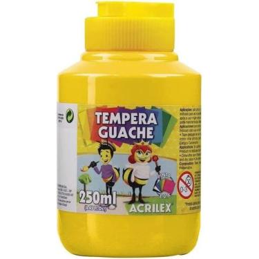 Imagem de Tinta Tempera Guache 250ml Amarelo 505 Tinta Tempera Guache 250ml Amar