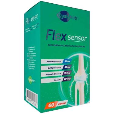 Imagem de Colágeno Tipo 2 + Hialuronico Flex Sensor 60 Cáps Qualynutri-Unissex