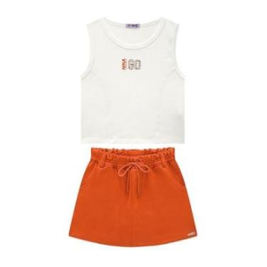 Imagem de Conjunto Regata e Short Saia Infantil Feminino Nina Go-Feminino