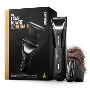 Imagem de MANSCAPED® O Cortador® de Grama 5.0 ULTRA Groin & Body Hair Trimmer – Dual-Head SkinSafe™ Trimmer & Lâminas de folha, impermeáveis, USB-C recarregáveis com bolsa de viagem