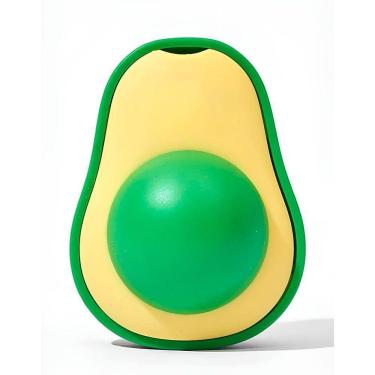 Imagem de Brinquedo Com Catnip Para Filhotes E Adultos Formato Abacate Erva Catnip Distração - Abacate Da Diversão Para Gatos