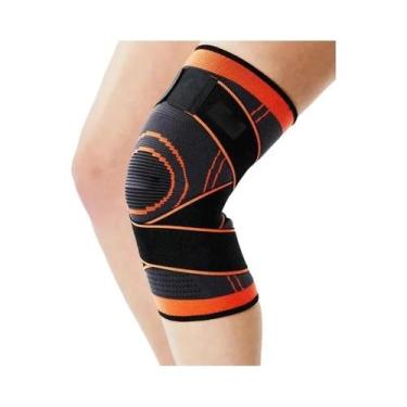 Imagem de Joelheira De Compressão Esportiva Com Almofada De Malha Que Absorve Su