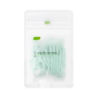 Imagem de Palitos De Fio Dental Descartáveis Para Limpeza Interdentária Higiene 