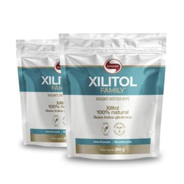 Imagem de Kit 2 Xilitol Family Vitafor 300g