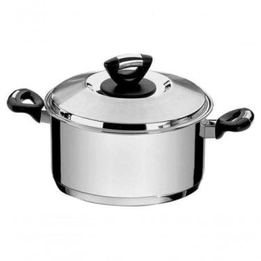 Imagem de Caçarola Funda Tramontina Solar Baquelite Aço Inox 28cm