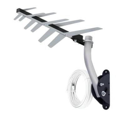 Imagem de Antena Externa Digital Aquário DTV-1500 Full Hd 10m