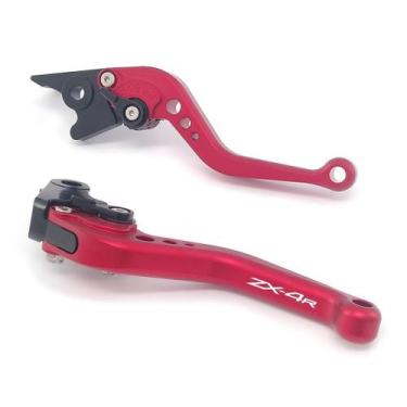 Imagem de Manete Esportivo Kawasaki Ninja ZX4R ZX-4R Gravado a Laser - NoBrand, 