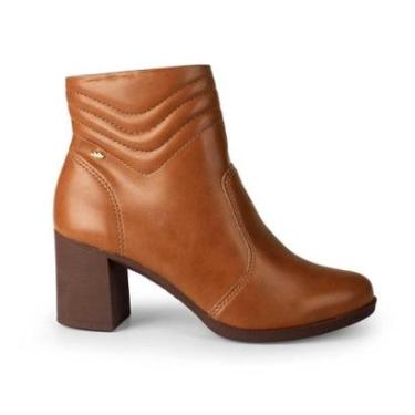 Imagem de Bota Feminina Dakota Cano Curto Salto Blocado Ziper Lateral-Feminino