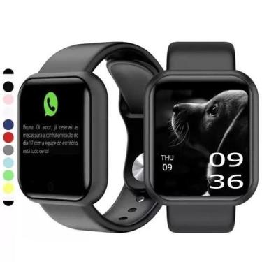 Imagem de Smartwatch Relógio Digital D20 Original Masculino E Feminino - Woofs, 