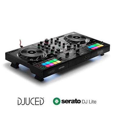 Imagem de Hercules DJ Control Inpulse 500: controlador USB DJ de 2 decks para Serato DJ e DJUCED (incluído)