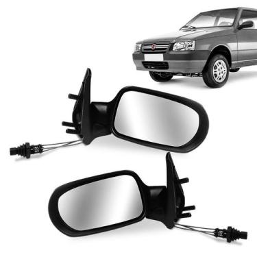 Imagem de Par Retrovisor Uno Fire Flex 2006 a 2011 4 Portas com Controle - Retro