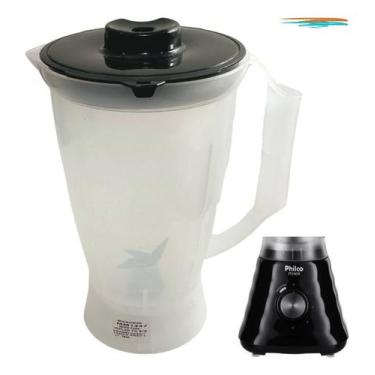 Imagem de Copo Liquidificador Serve P/ Philco Ph800 900w Translucido Preto - Mic