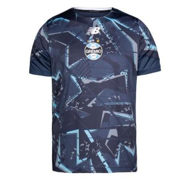 Imagem de Camiseta Masculina New Balance Grêmio Pré Jogo 2026 Marinho, Marinho, 