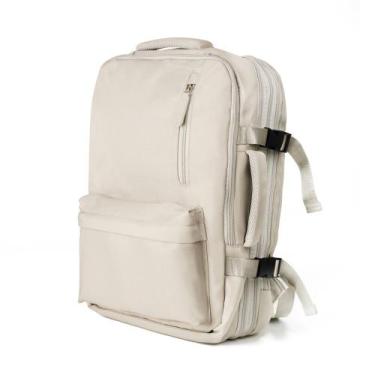 Imagem de Mochila Pasta Notebook 15.6 Expansível 15-31L com USB Off White - Dese