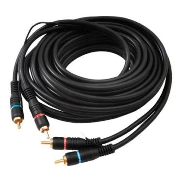 Imagem de Cabo de Áudio Montado 2 RCA x 2 RCA CA2 2m - Santo Angelo