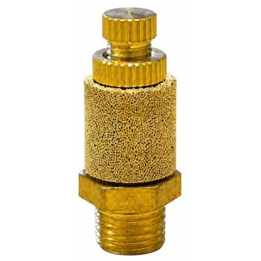 Imagem de 1 silenciador com controle de fluxo rosca 1/4 bsp - AKME