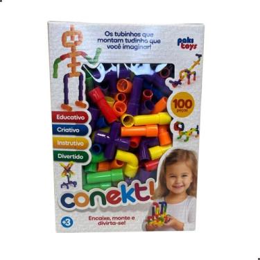 Imagem de Conekt 100 Peças  Jogo de Montar Criativo Educativo