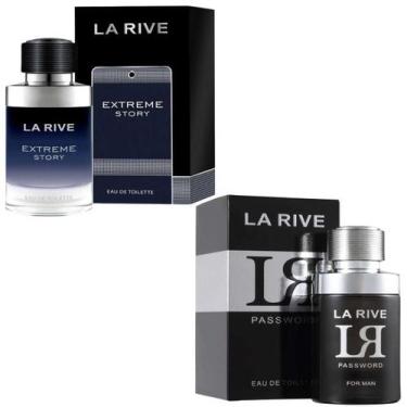 Imagem de Kit Masculino La Rive Perfume Extreme Story EDT 75ml Perfume LR Passwo