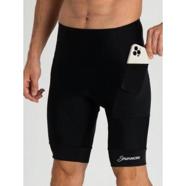 Imagem de Bermuda Para Ciclismo Com Bolso Lateral Savancini Fun (1005), P