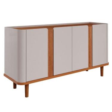 Imagem de Buffet Balcao 4 Portas MDF 153 cm 16728 MOLCI - Milani Store, Cinamomo