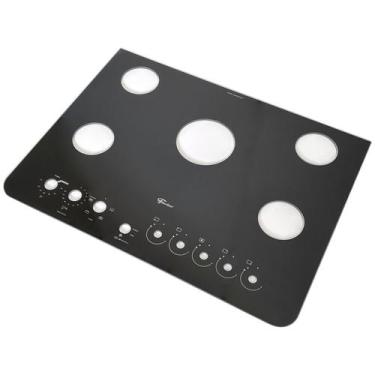 Imagem de Mesa Tampo Vidro Fogão Embutir Fischer 5 Bocas Gran Cheff TC